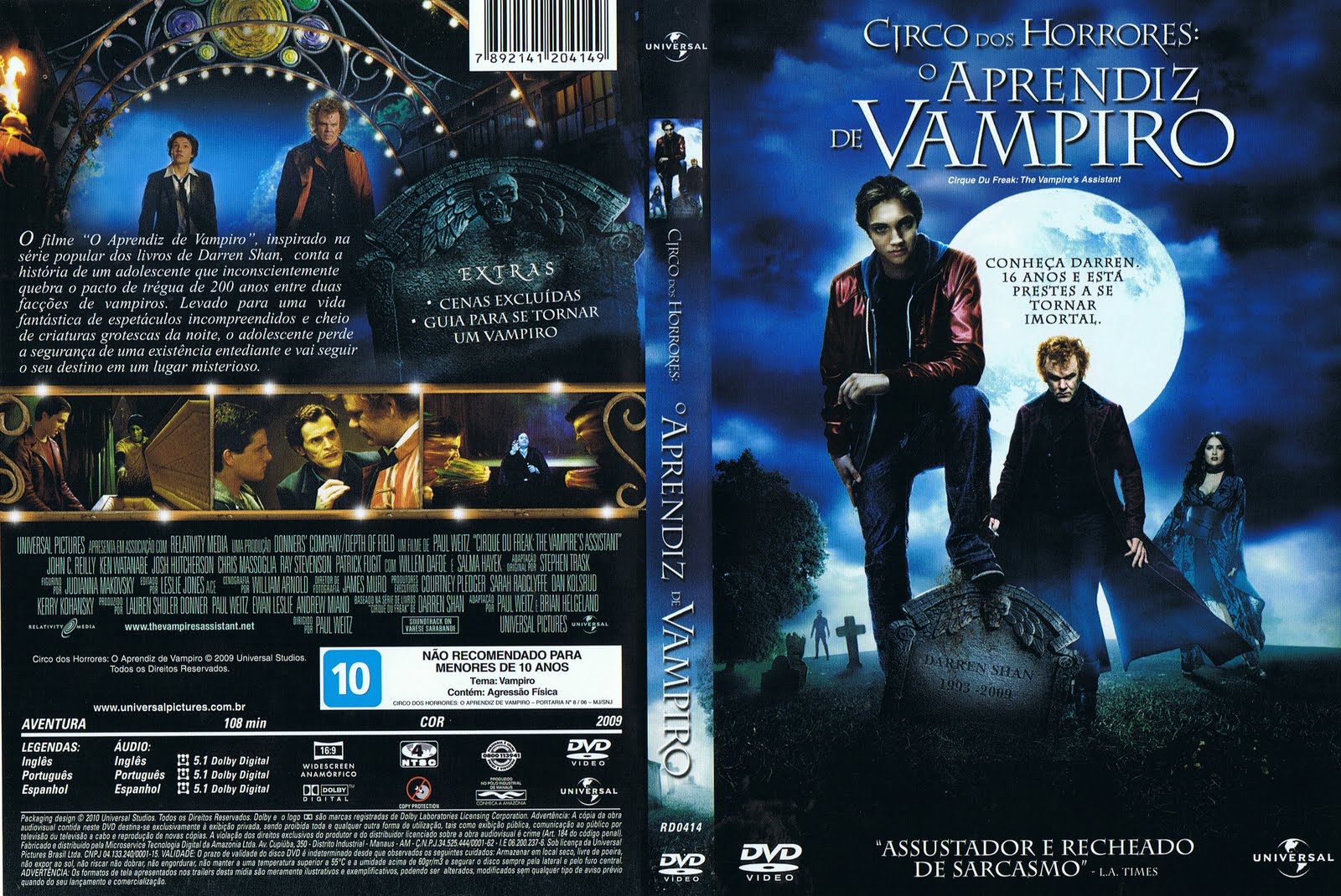 O Aprendiz De Vampiro - Capas Covers - Capas De Filmes Grátis