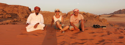 Wadi Rum, duna de arena roja.