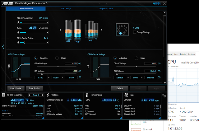 Asus Overclocking Settings Stable