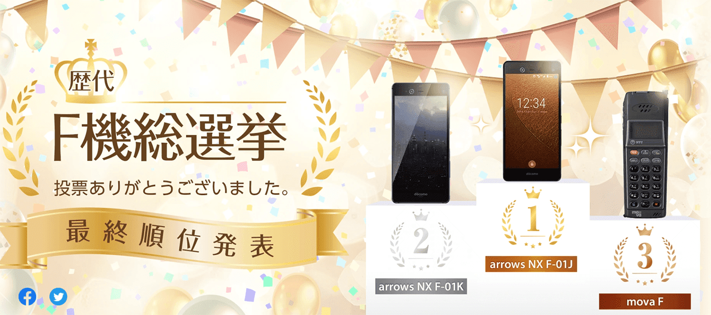 歴代の F Fcnt 富士通 スマホ ケータイ人気1位は Arrows Nx F 01j 虹彩認証が魅力 初号機 Mova F も3位に Gapsis