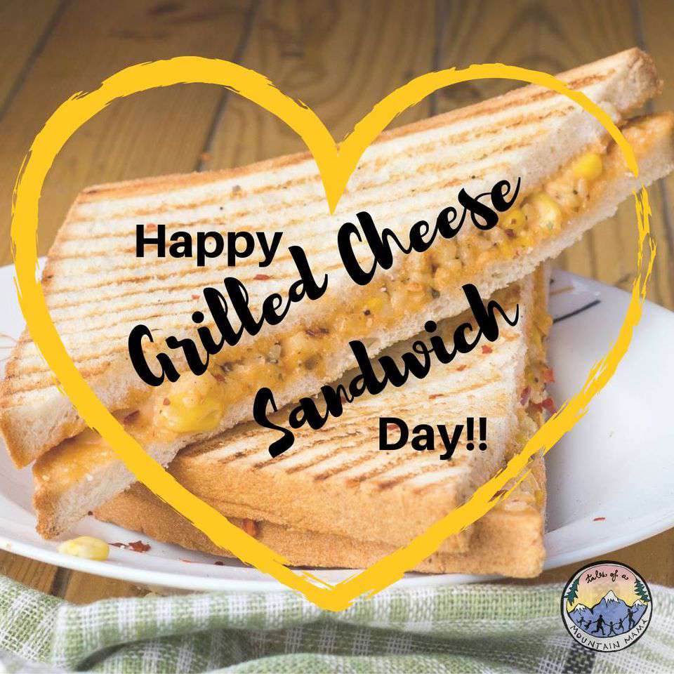 National Grilled Cheese Sandwich Day Wishes Beautiful Image