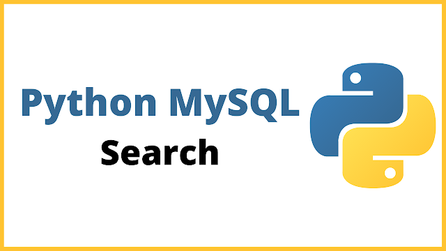 Python MySQL Search