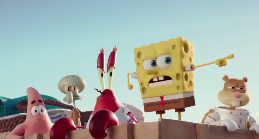  Gambar  The SpongeBob  Movie 2014 Sponge Out of Water 3D  