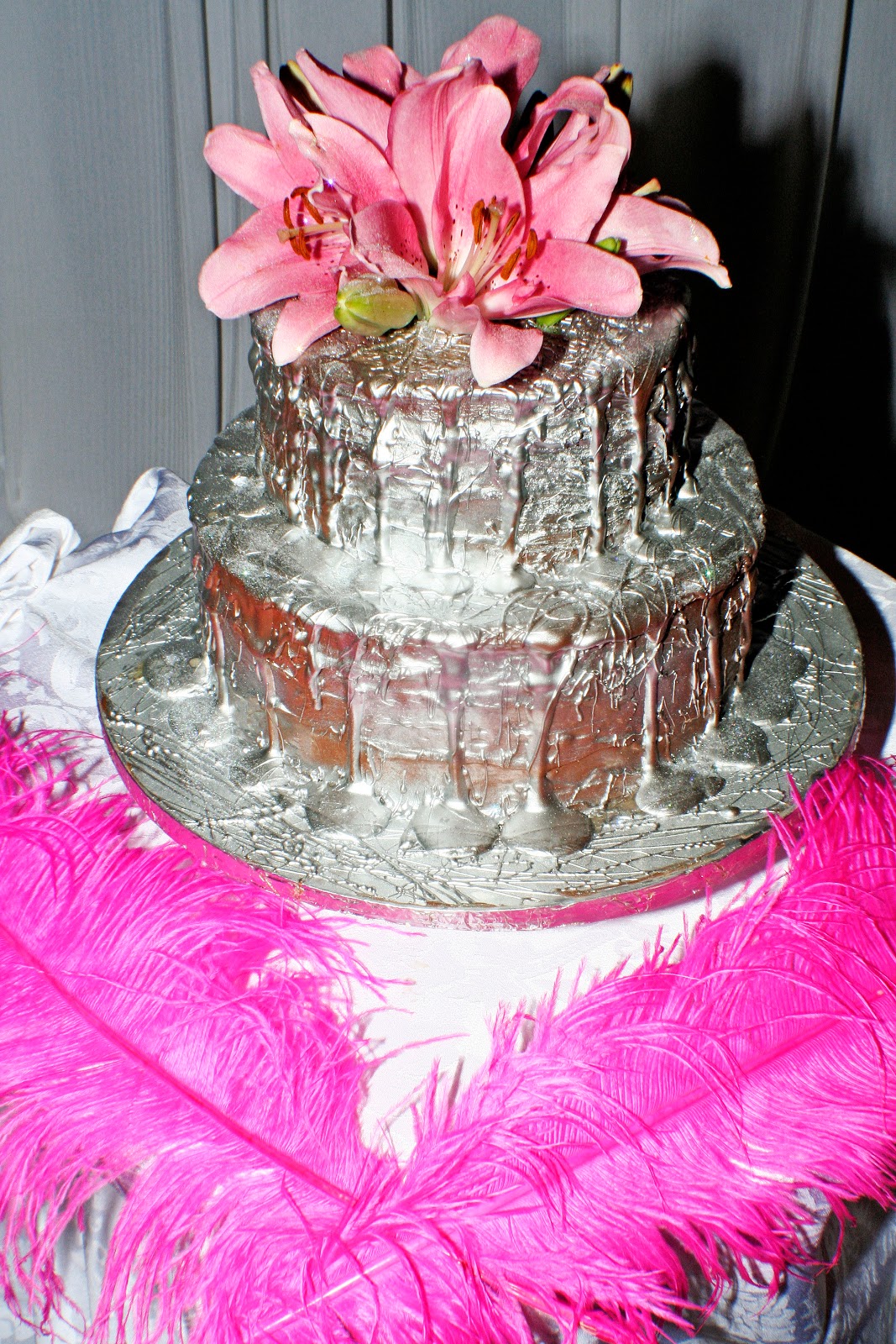 I made this wedding cake for