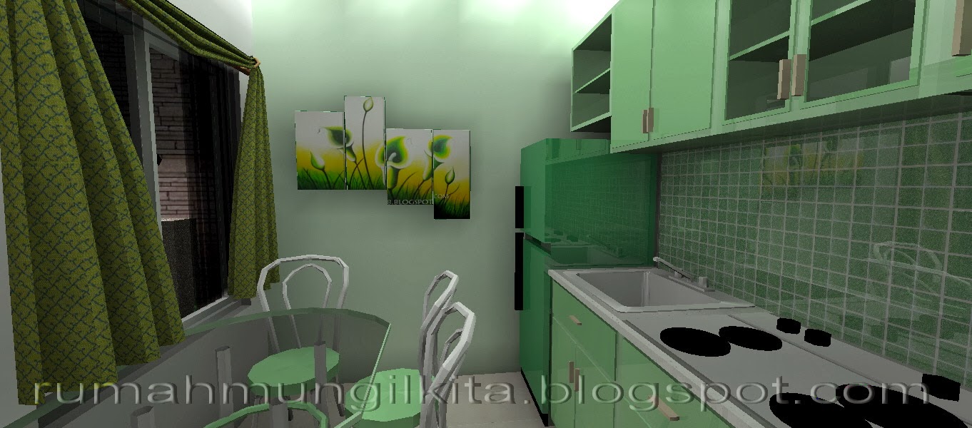 Design Dapur  Menyatu Dengan  Taman  Wallpaper Dinding