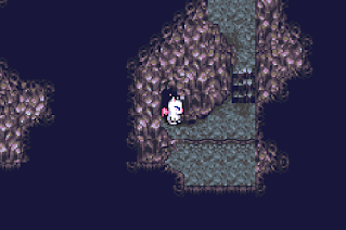 Mog explores Yeti's Cave, home of Umaro in Final Fantasy VI.