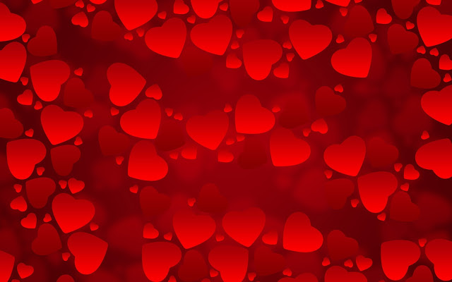 RED Hearts CLIPART LOVE HD Wallpaper