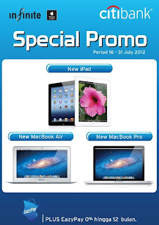 Promo New iPad, New MacBook Air, New MacBook Pro