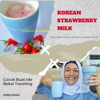 Bawa Korean Strawberry Milk Pakai Swanz Nest Cup Untuk Bekal Traveling