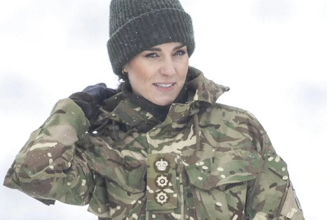 Princess Catherine visited the 1st Battalion Irish Guards in Salisbury for the first time since she became Colonel