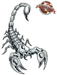 Scorpion Tattoo Design