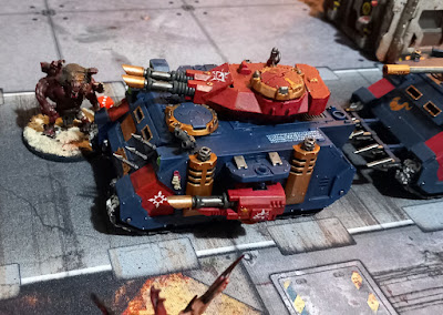 Warhammer 40k battle report: World Eaters vs Space Wolves, 500pts