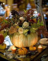 Fall Wedding Table Decorations