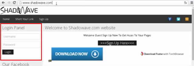 shadowave login