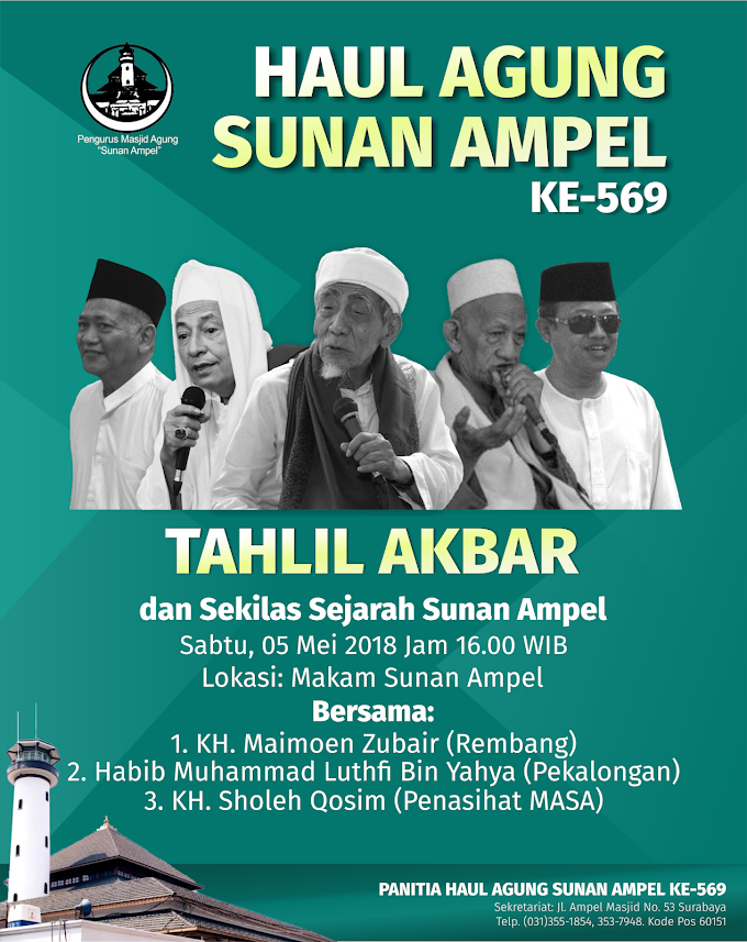 Info Tahlil Akbar dan Sekilas Sejarah Sunan Ampel