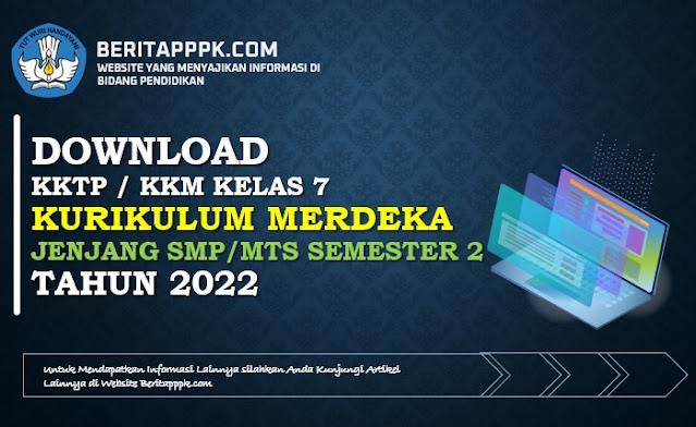 Download KKTP Bahasa Inggris Kelas 7 Semester 2 Kurikulum Merdeka