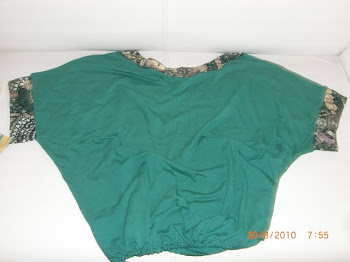 BLUSA VERDE AMARRAR EM BAIXO TAM-G