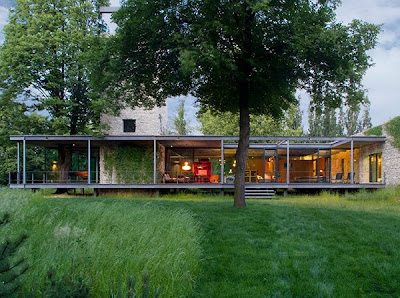 Modern Glass Home in Krakow