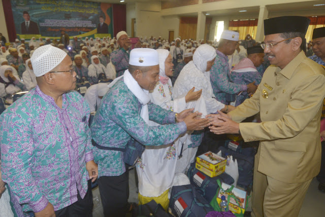 Sambut Kloter 2, Gubsu Berharap Jamaah Haji Menjadi Panutan Di Tengah Masyarakat