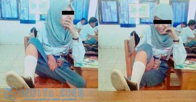 Bangga sekali anak SMA jaman sekarang selfie seperti ini