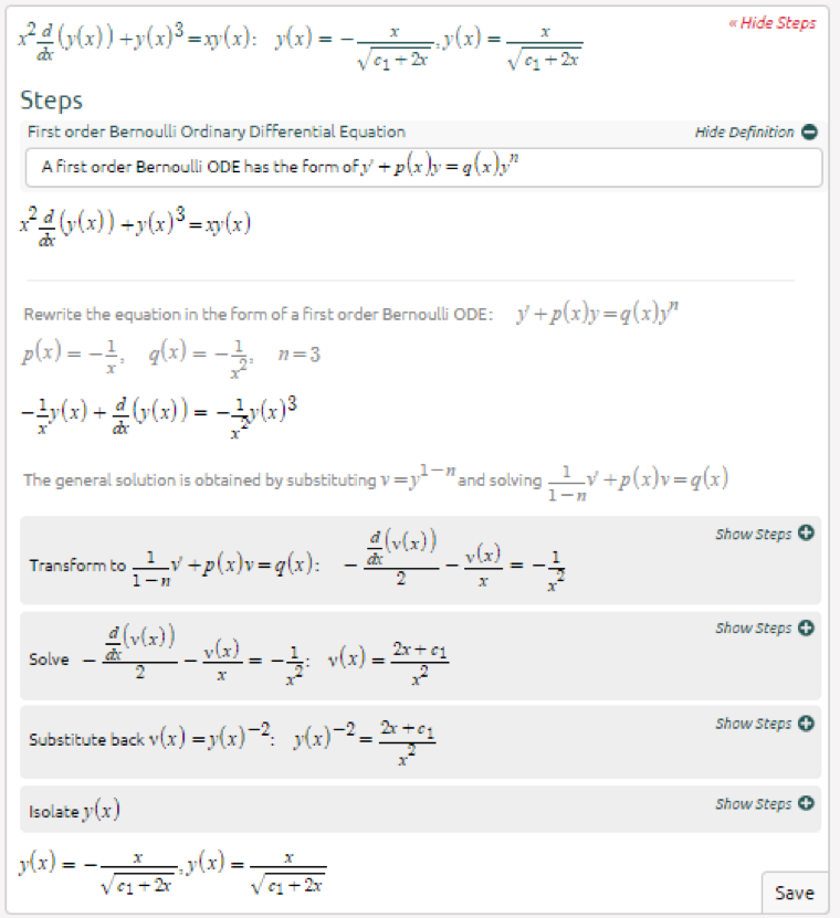 Symbolab Blog Advanced Math Solutions Ordinary Differential Equations Calculator Bernoulli Ode Symbolab Blog Advanced Math Solutions Ordinary Differential Equations Calculator Bernoulli Ode