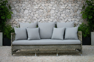 Devon Collection Wicker Single Sofa