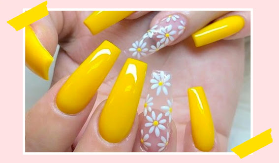 #summeryellownails