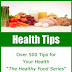 healthy food tips and fitness health