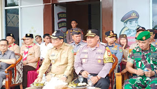 Karutan Barru Hadiri Apel Pergeseran Pasukan Pengamanan Pemilu Kabupaten Barru Tahun 2024
