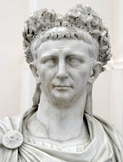 Bust of Claudius at the Naples National Archaeological Museum