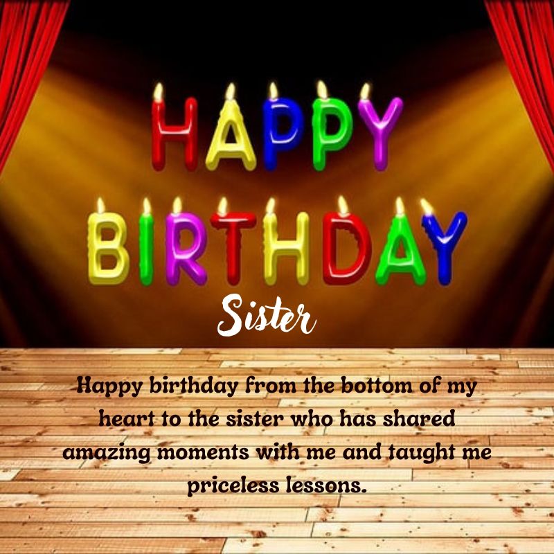 happy birthday sister images