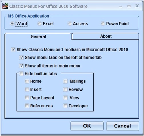 Classic Menu For Office 2010_2