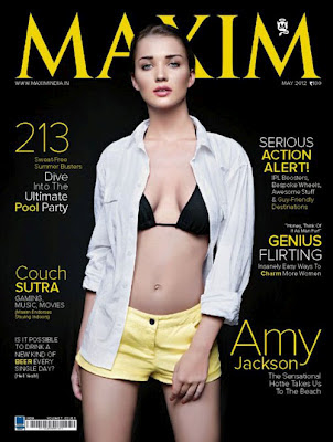 Amy Jackson sizzles on Maxim Magazine 2012