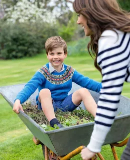 new photo of Prince Louis of Wales for his 5th birthday