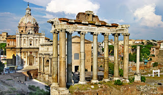 Foro Romano em Roma Itália