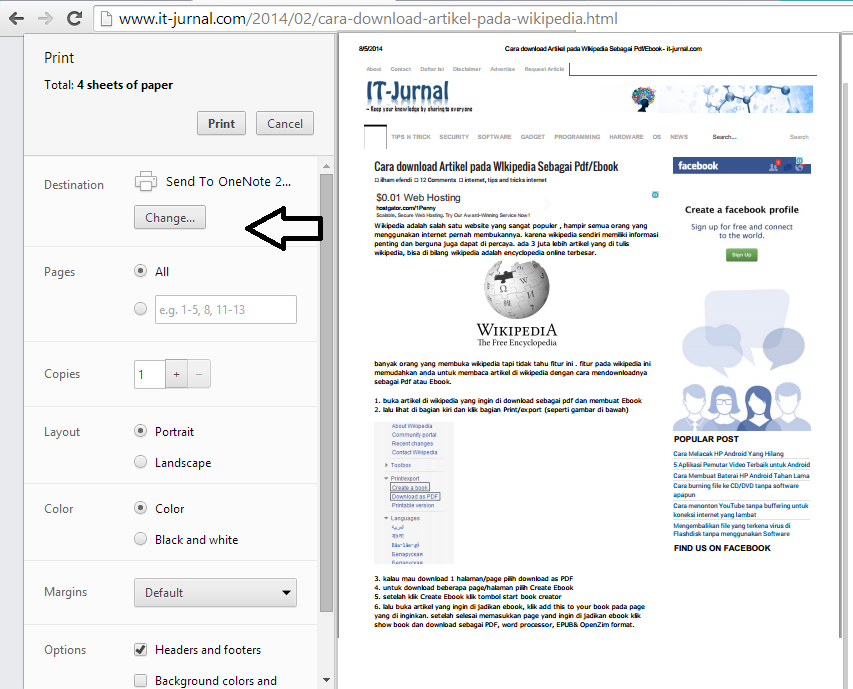 Cara Menyimpan Artikel dari Website dalam Bentuk PDF