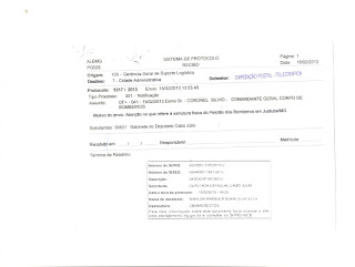 modelo de oficio de solicitação corpo de bombeiro