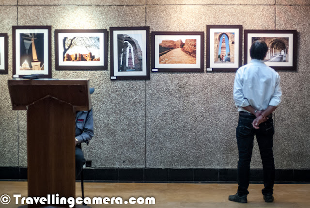 Yesterday a Photography Exhibition was inaugurated at India Habitat Center. It's an exhibition of Photographs of various monuments in Delhi. Exhibition is organized by Delhi Heritage Photography Club and group of amateur photographers are showcasing their work in different galleries of India Habitat Center, Lodhi Estate, Delhi. Let's check out this Photo Journey to know more about this exhibition.This Exhibition is a fund-raiser for Specially-Abled children of Ashish Foundation and a share from the profit will go to Ashish Foundation. All these photographs are on sale and major part of the earning will go to Ashish Foundation. Exhibition was inaugurated by kids of Ashish Foundation.Three of my photographs were selected for this Exhibtion and top photograph in above image is one of them. It's one of the most popular photograph from my collection which has been exhibitted multiple times at various places. Once in Mumbai, which was a campaign about Tourism in India and in United States during Annual Technology Summit of Adobe Systems. Apart from that this has been published many times and used by online portals. A photograph close to my heart. This one was shot while I was learning Photography from Amitabha Bhattacharya and he is there in this photograph. The other photograph above is second photograph which was shot at Jantar Mantar long time back. Around 4 years back I had seen an exhibition at Indipix Gallery by Sanjay Nandan and it was completely on Yantra Mantra. Awesome collection, which motivated me to explore Jantar Mantar in Delhi. This is one of the unique photograph of Jantar Mantar which has been used by one of the greeting card company in IndiaEvery photograph is available in following print options (With or without Fra12” X 18” Print on Art Paper with Archival ink12” X 18” Canvas Print20” X 30” Print on Art Paper with Archival ink20” X 30” Canvas PrintAll these monument photographs will be at Indian Habitat Center till 30th Nov' 2012 One of the participants of Delhi Monuments Exhibition with his photograph on the wall. This is one of the popular photograph of this exhibitionIt was a great evening to meet various Photographers and Artists having different visions for future.This Exhibtion also made me feel that still there are many places in Delhi which I never explored. Of course, it's an opportunity to identify those places and best utilize these wintersMost of the photographs in this Exhibition are from Qutub Minar, India Gate, Humayun's Tomb, Safdarjung Tomb, Jama Masjid The India Habitat Centre is a multipurpose building in New Delhi, India. Mixing work, commercial and social spaces, the Indian Habitat Centre is India’s most comprehensive convention centre.The India Habitat Centre was started in 1993. The public agency for Housing and Urban Development Corporation Ltd (HUDCO) wanted an office building for its workers and made the unprecedented decision to invite chosen non-profit organisations that shared their concern with habitat to share that work space.In 2009, the India Habitat Centre co-hosted the first Habitat Summit with the Urban Habitats Forum, a professional civil society initiative whose primary purpose is to serve as a multi-disciplinary public awareness and educational platform, and to facilitate positive change in India’s cities by engaging all stakeholders of society in shaping India’s built environment. Held in September, the Summit served as a communication vehicle to position key policy issues and to highlight opportunities for positive change by showcasing community-oriented urban renewal projects.Check out more about about IHC at - http://en.wikipedia.org/wiki/India_Habitat_CentrCore members of DHPC Club have worked really hard to take this Exhibition to a different level and all credits go to Vikramjit, Arvinder, Rahul & Team.Exhibition on Delhi Monuments by Delhi Heritage Photography Club was inaugurated by Ashish Foundation Kids on 1st Nov 2012