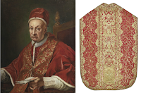 Vestments and Pontificals of Cardinal Vincenzo Maria Orsini