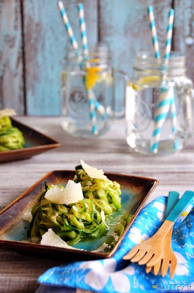 How to Make Zucchini Pasta—Naturally Gluten-Free and Low Carb Recipe  The perfect way to use up the zucchini from your garden!  http://uTry.it