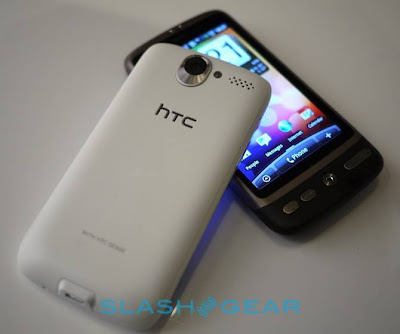 htc wildfire white. White HTC Desire and silver