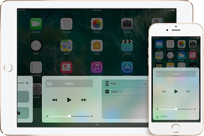 playing in ios10-iphone6s-ipad-home-control-center