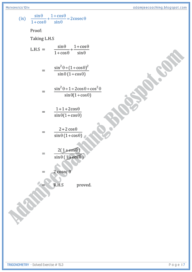 trigonometry-exercise-15-3-mathematics-10th