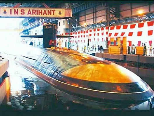 Submarino indio INS Arihant (Indian Navy).