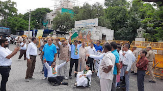 Congress protest against Modi government