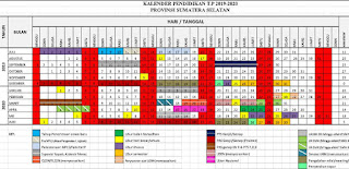 Pada artikel kali ini saya akan membagikan file yang berisikan  Kalender Pendidikan 2019/2020 Sumsel (Excel)