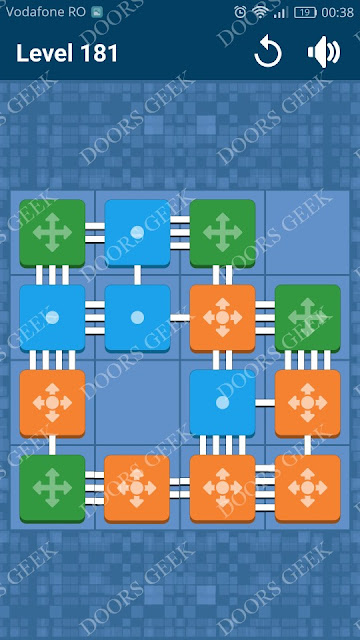 Connect Me - Logic Puzzle Level 181 Solution, Cheats, Walkthrough for android, iphone, ipad and ipod