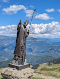 Pope Paul VI statue on Monte Guglielmo