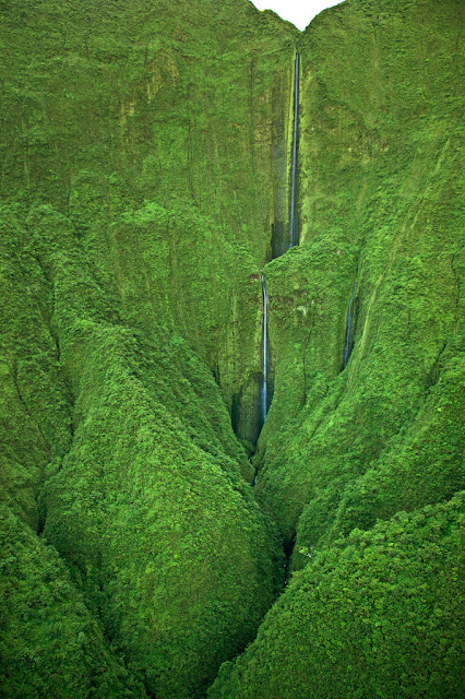 Honokohau Falls, Maui, hawaii, west maui mountains, tallest waterfall