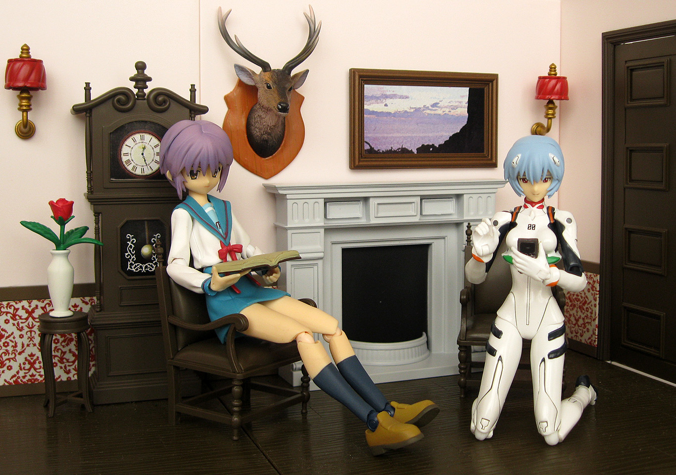 Rei may feel a bit lonely as I don't have figma Asuka and Mari. Yuki ...